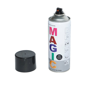 Magic black glossy spray paint 039 450 ml