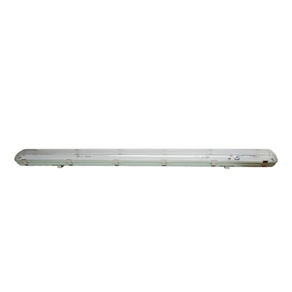 LED fluorescent tube light fixture 2x58W, 220V, 1560x130x90mm IP65 Breckner Germany