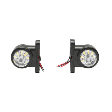 White-red rotating side LED marker lamp 12-24V FR1102 Breckner Germany