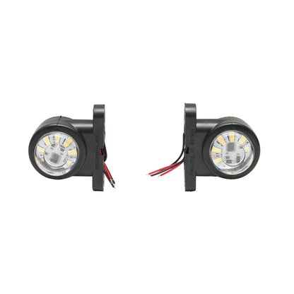 White-red rotating side LED marker lamp 12-24V FR1102 Breckner Germany