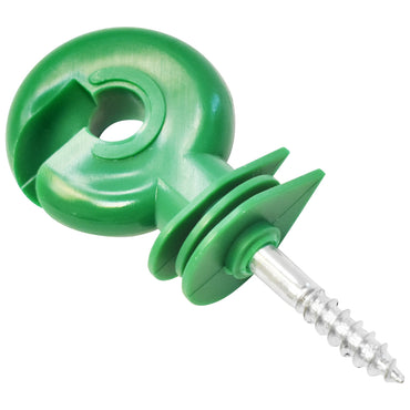Compact green ring isolator fi 5.2mm 80x35mm electric fence Mezofarm