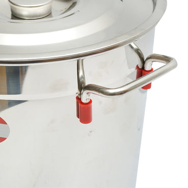 Gradual stainless steel honey extractor with lid for 30kg of bee honey