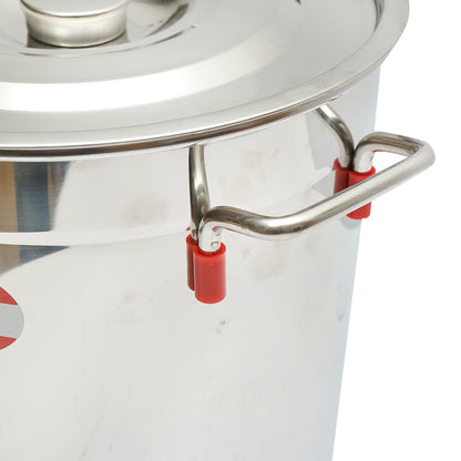 Gradual stainless steel honey extractor with lid for 30kg of bee honey