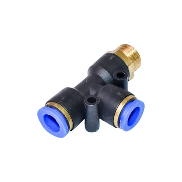 Quick T plastic connector and metal screw fi 10x10 with M16