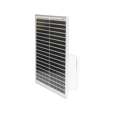 20W monocrystalline photovoltaic solar panel 460x350x135mm with 12V/17Ah battery, 12/24V 10Ah regulator and 2x USB ports Breckner Germany