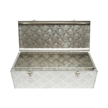 Box, aluminum storage chest 58x28x24cm