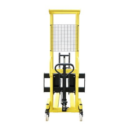 Manual pallet with a maximum load of 1T and a maximum height of 1.6m
