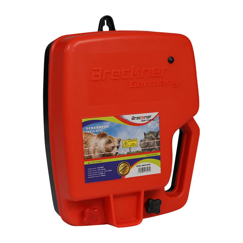 DC pulse generator device 220V 4.5 Joule, 50 km electric fence Breckner Germany