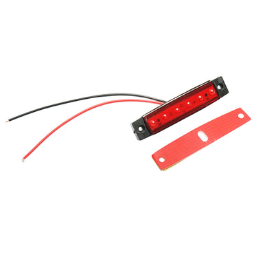 Red LED side lamp 12V/24V Breckner Germany