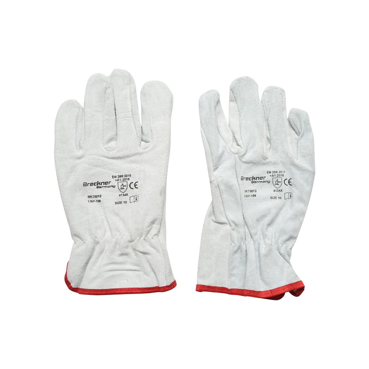 Bovine leather work gloves No. 10