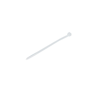 Facet, plastic necklace 3.6x100mm, white, set of 100 pieces Breckner Germany