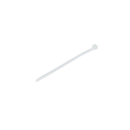Facet, plastic necklace 3.6x100mm, white, set of 100 pieces Breckner Germany