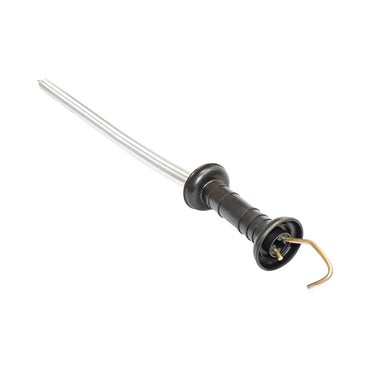 Black gate handle with hook and 3m electric fence arc Breckner Germany