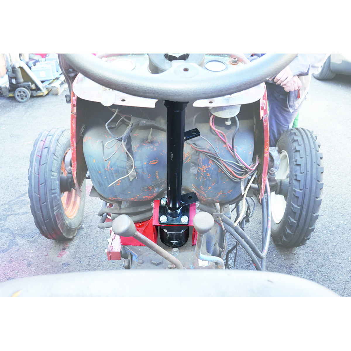 Complete power steering kit with Danfoss pump and hydraulic cylinder for U-445 with 3-cylinder engine