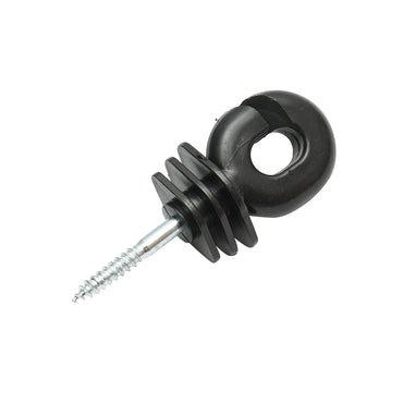 Black corrugated insulator 5.9mm, 100x40mm for electric fence wire Breckner Germany