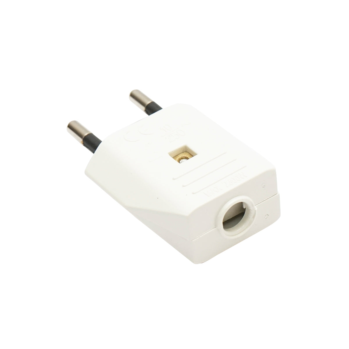 Flat plug, narrow 10A, 250V max 2300W Breckner Germany