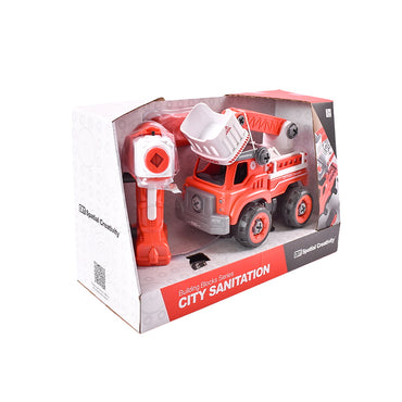 Remote control toy fire truck