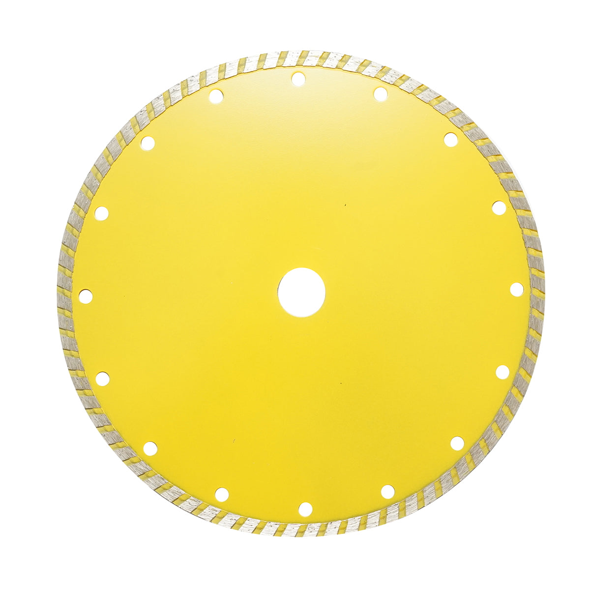 Turbo sintered diamond disc 230x22.23mm, max speed 6600rpm, wet/dry cutting for stone, tiles, ceramics, marble Crownman