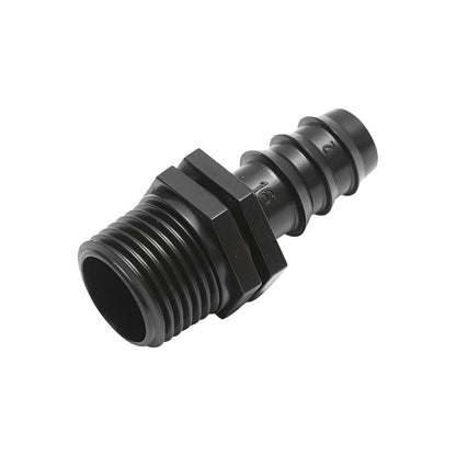 Drip tube connection D16 mm external thread 1/2 for tubing, irrigation hose
