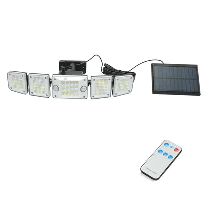 LED lamp with solar panel, remote control, and 2400mAh battery, IP65 Breckner Germany