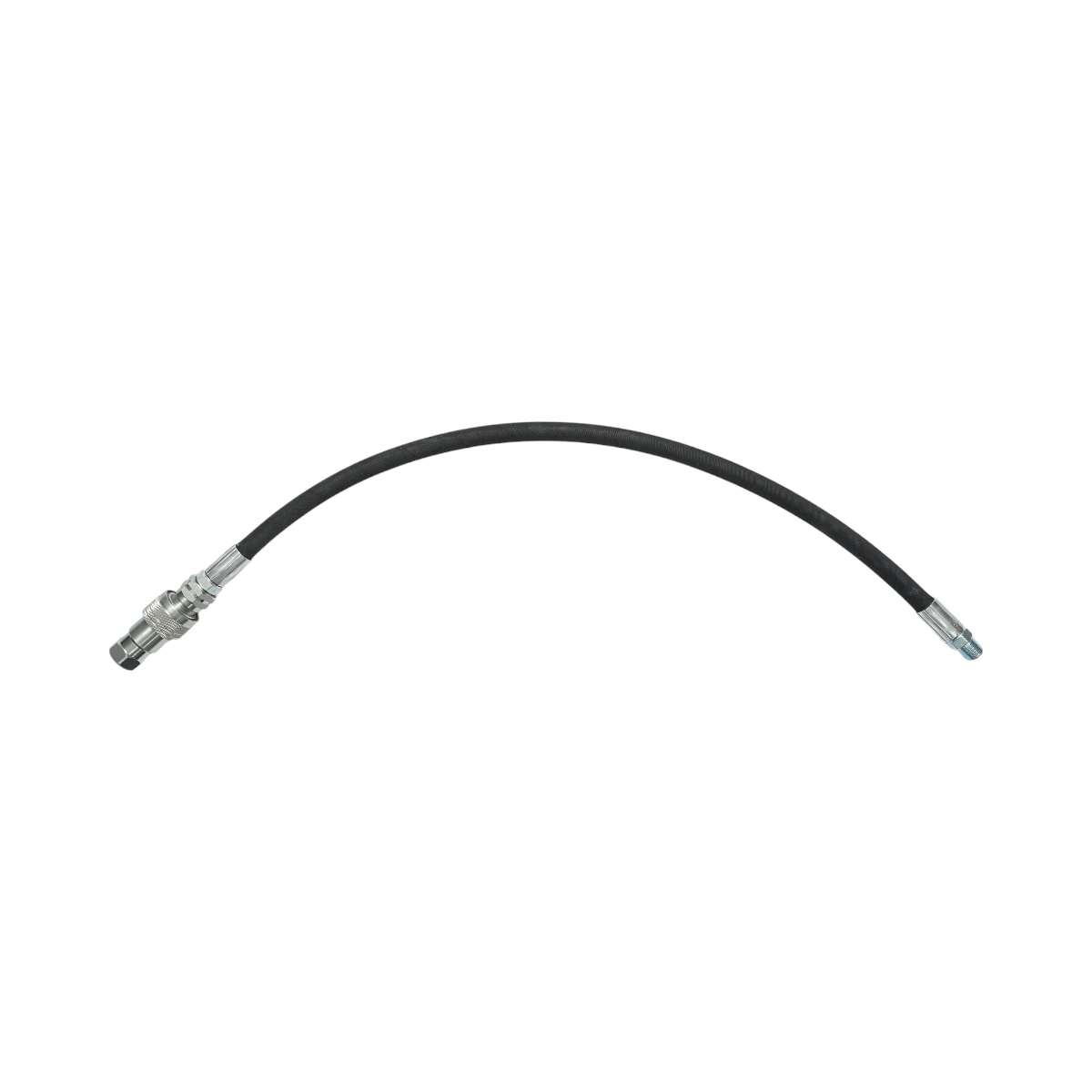 Certified pressure hose for hydraulic pullers 70cm with fittings 1/2 + 3/8 and a Mos valve.