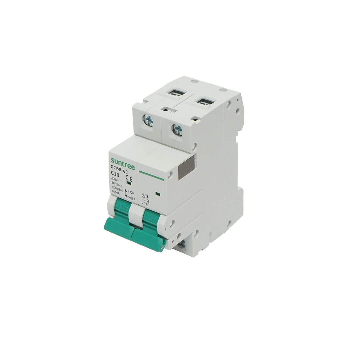 Automatic circuit breaker 2P, 10A 400VAC Suntree