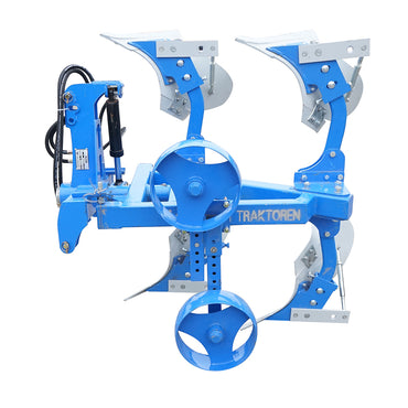 Agricultural plow with 2 reversible hydraulic bodies, full cormanes Konig Traktoren