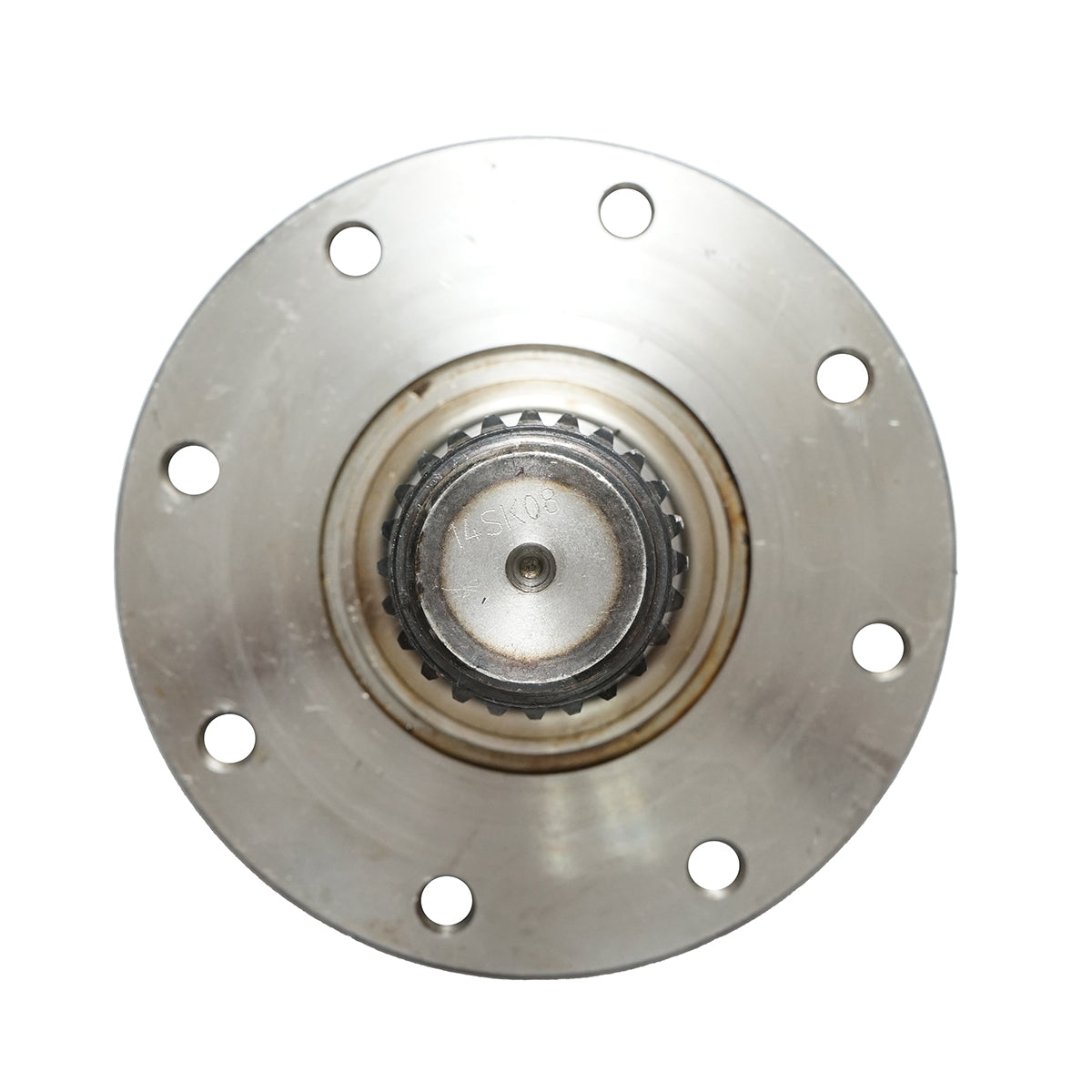 Axle of the pioneer wheel with UTB U-445 and Fiat (rear trumpet hub)