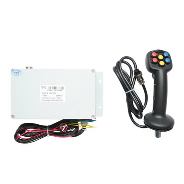 Joystick with 6 electric buttons, 24V with control module