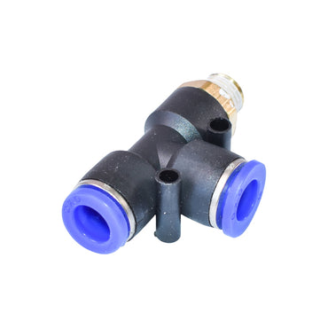 Quick T plastic connector and metal screw fi 10x10 with 1/4