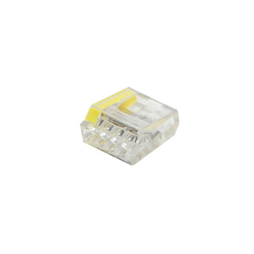Quick connector for rigid conductor 24A 450V, 4 poles 0.5-2.5mm Leader