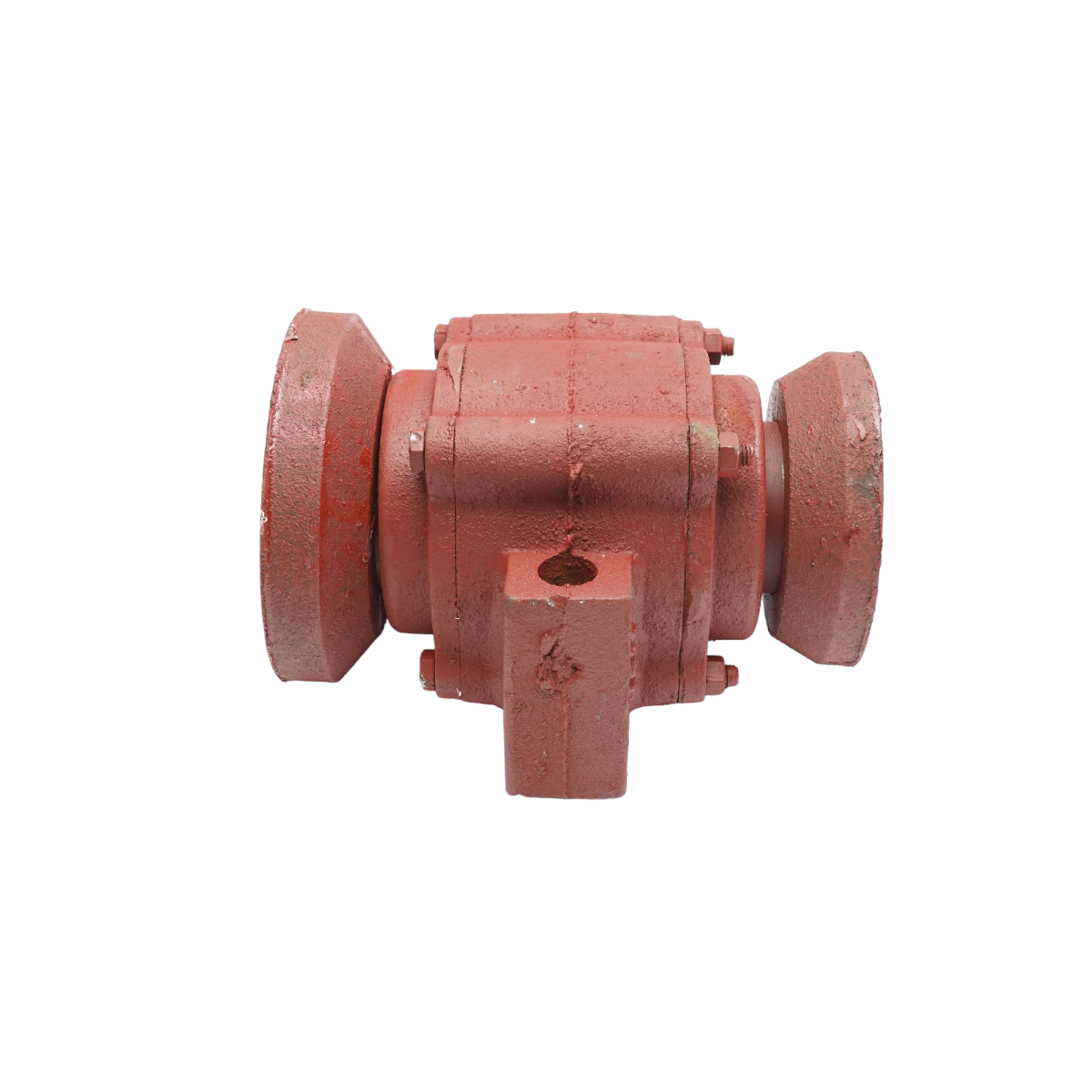 Disc lagar assembled with bearings 32015 and half-shells - 40mm square - hole distance 165mm