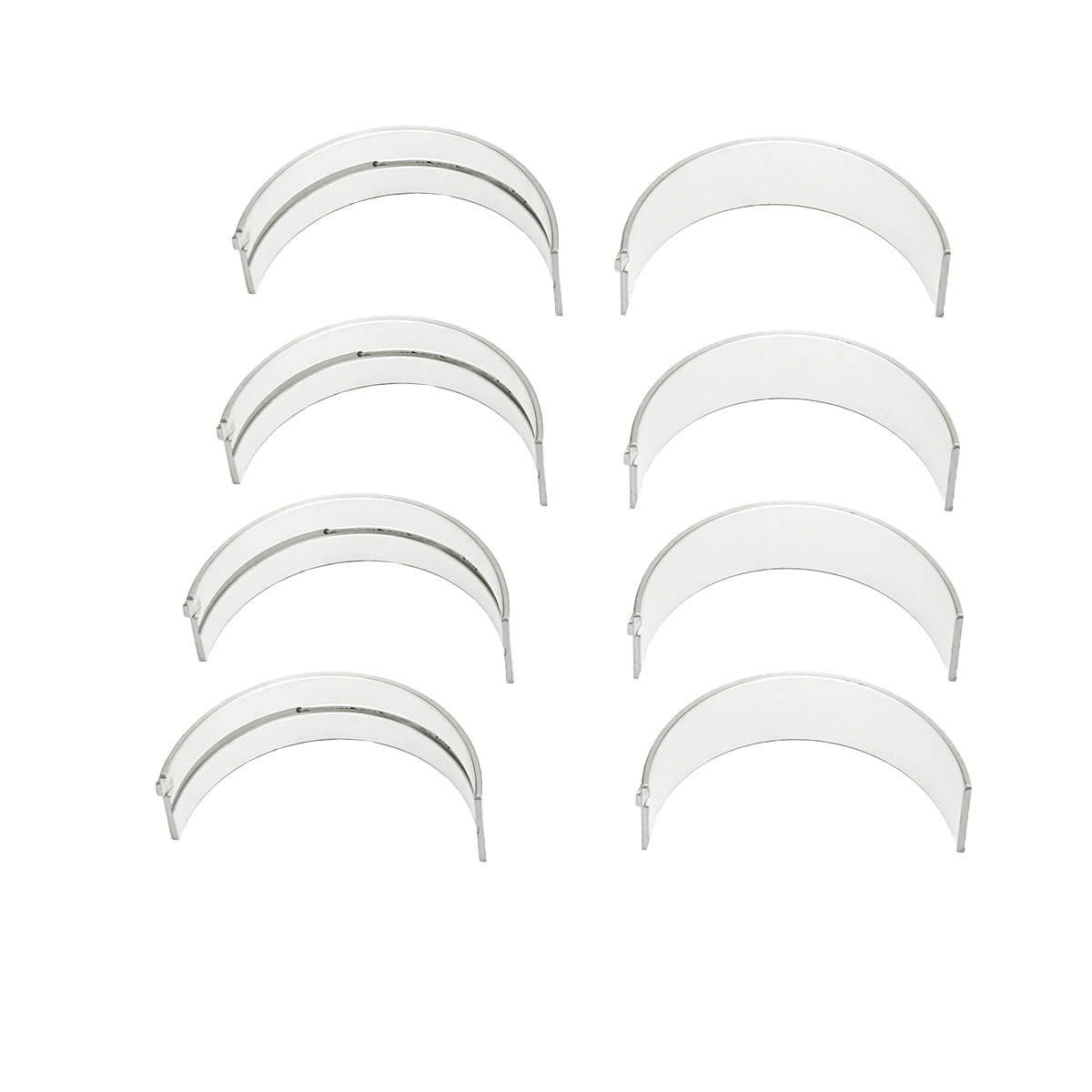 Set of bearing pads R2, exterior 80.6mm, interior 75.7mm, width 25mm for Fiat 4698686