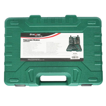 Combined and tubular wrench set 216 pieces Breckner Germany