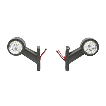 Set of red-white LED side outline rotating lamps 12-24V FR1104 Breckner Germany