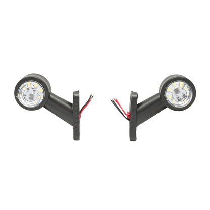 Set of red-white LED side outline rotating lamps 12-24V FR1104 Breckner Germany