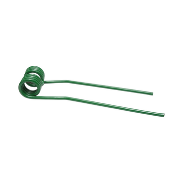 Right elastic claw rake for collecting hay 105x370x9 mm green (Fella)