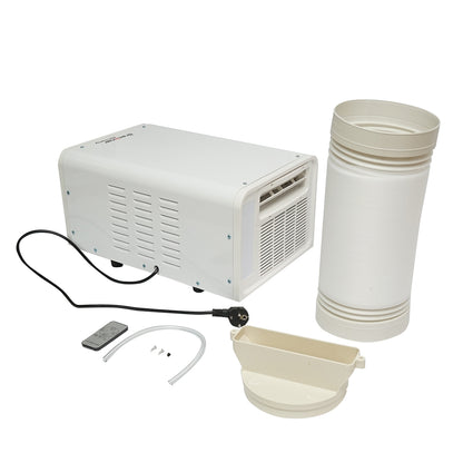 Portable air conditioner 2224 BTU, 280W, 220V with heating, dehumidification, ventilation function, remote control, voice commands, installation kit included Breckner Germany