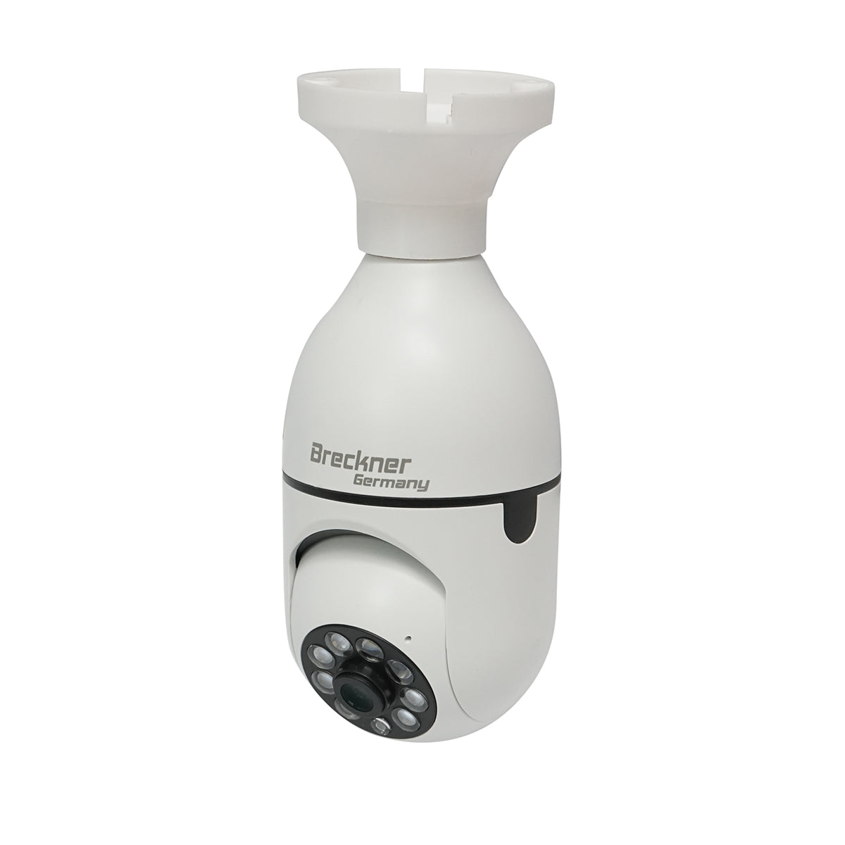 Smart-bulb surveillance camera 2 MP, 360-degree rotatable PTZ, P2P WIFI 2.4GHz, E27 bulb type with motion sensor and iCSee application