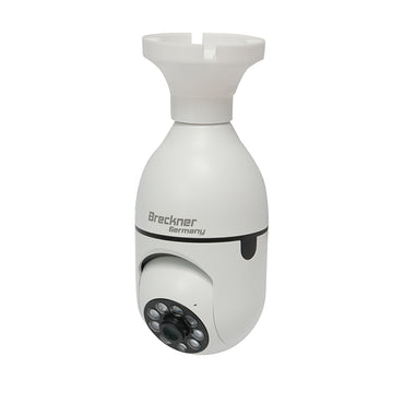 Smart-bulb surveillance camera 2 MP, 360-degree rotatable PTZ, P2P WIFI 2.4GHz, E27 bulb type with motion sensor and iCSee application