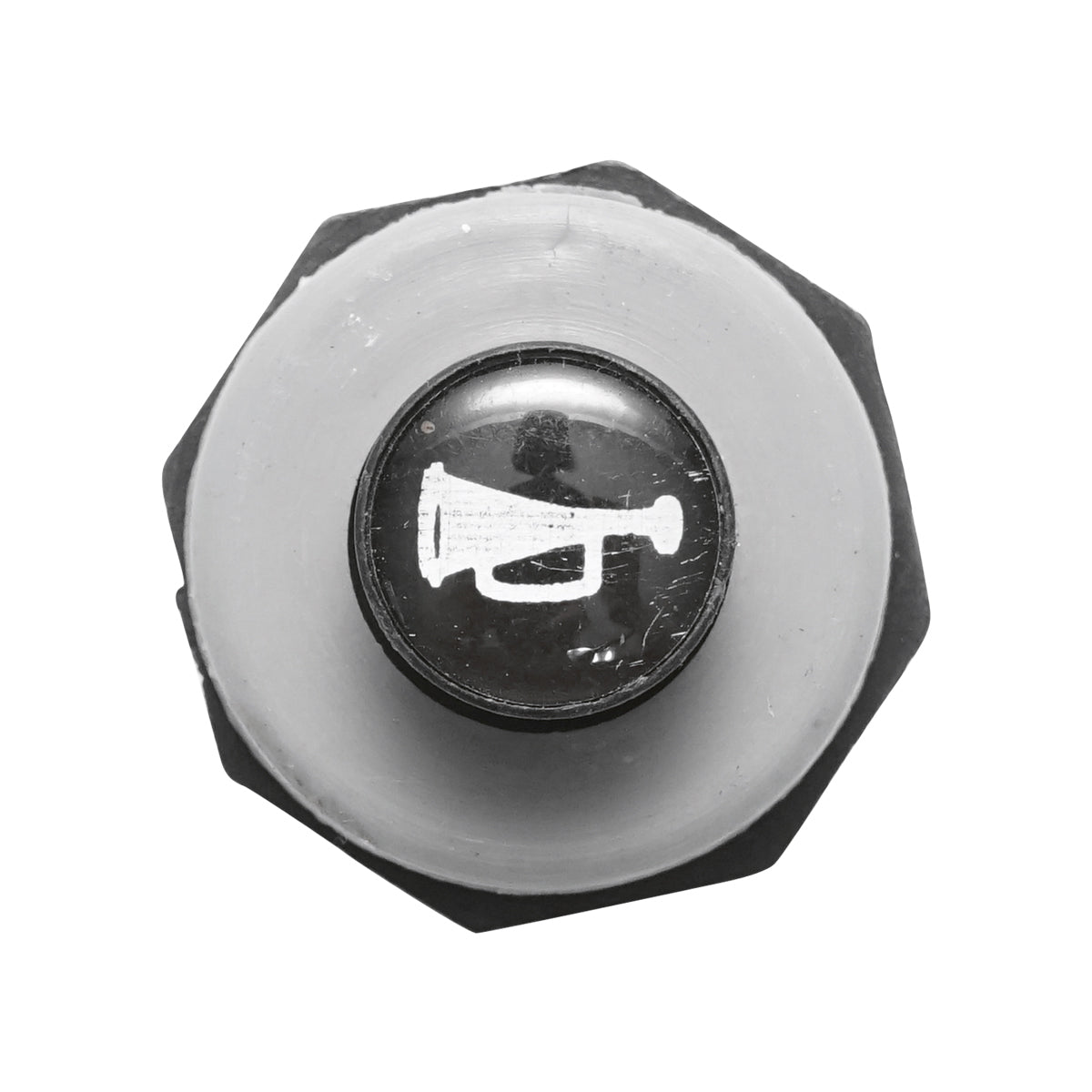 Horn button for John Deere, Fiat, Case IH, Steyr Fendt OEM codes 5127282, AL17684, 4998876, X830240020, 3597562M1, 5127281, S.3046