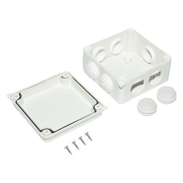 Apparent derivative box 7 entries 100x100x70mm IP65