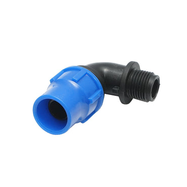 Compression fitting with external thread D20mmx1/2 toll for irrigation systems