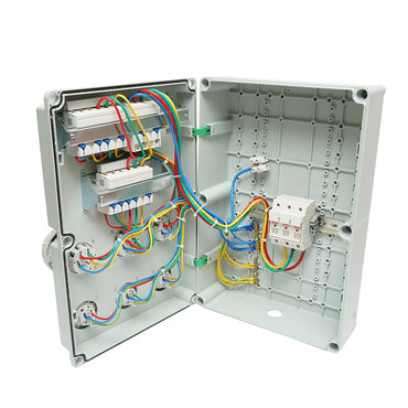 Group prize panel for site organization 3x415V/32A, 3x250V/16A, 10 modules, 540x360x180mm IP67 SUNTREE