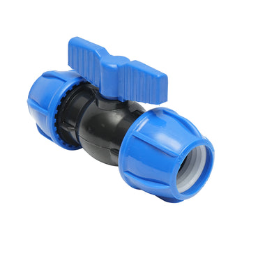 Compression socket-socket valve with internal thread D50x50mm, PN16