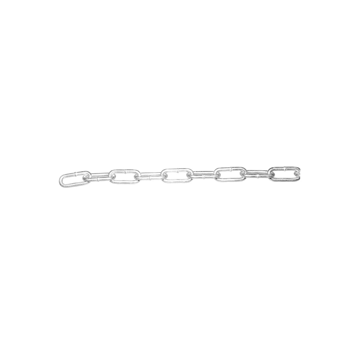 Galvanized chain with elongated links 7mm long 100m Breckner Germany