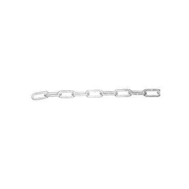 Galvanized chain with elongated links 7mm long 100m Breckner Germany