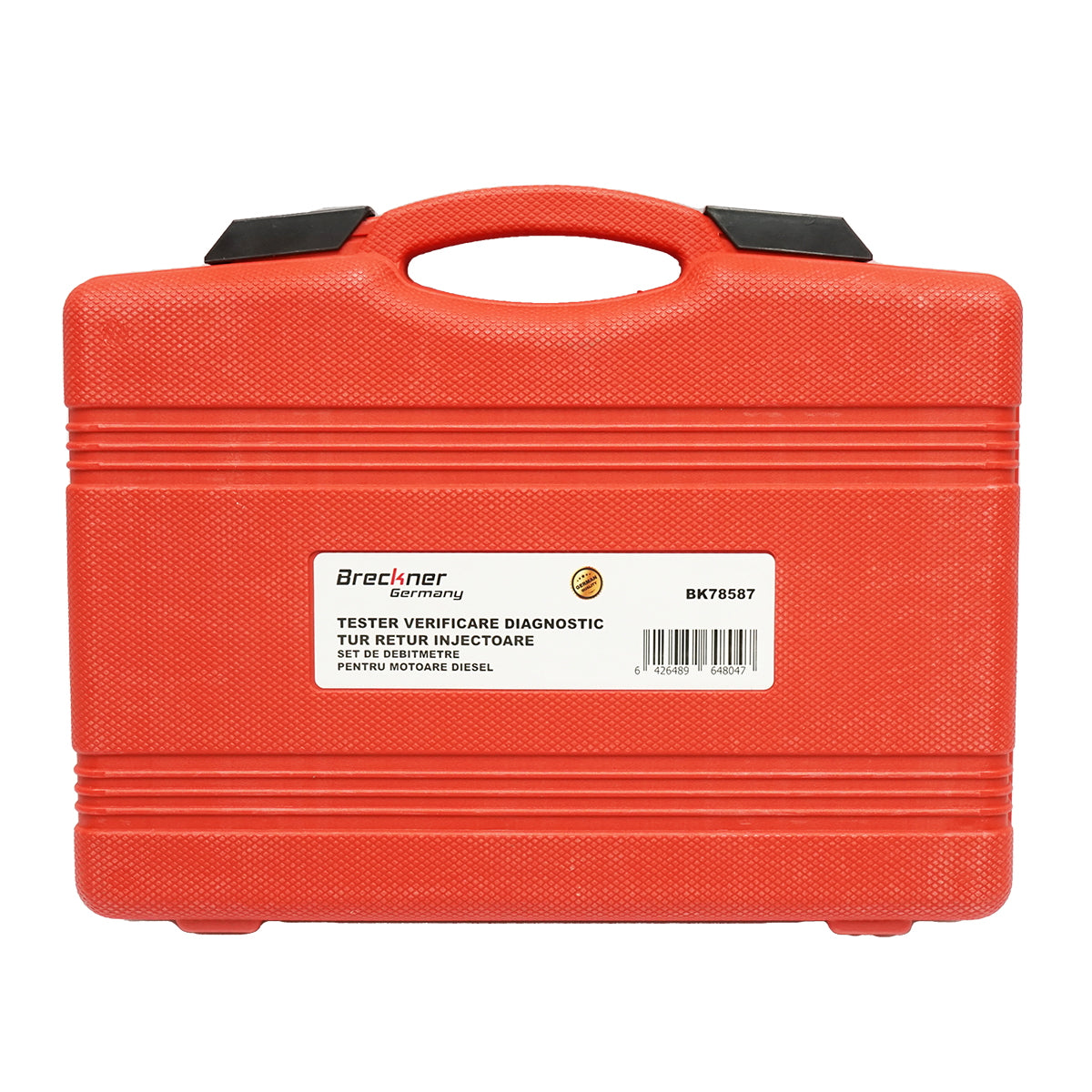 Diagnostic testing kit for common rail injectors Bosch, Denso, Delphi, Siemens and flow meters set for diesel engines Breckner Germany