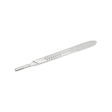 Stainless steel scalpel handle no. 3 for blades no. 18-24 Breckner Germany