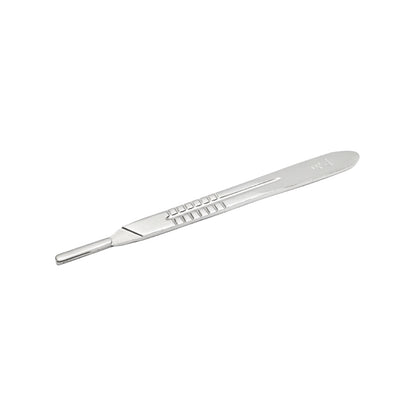 Stainless steel scalpel handle no. 3 for blades no. 18-24 Breckner Germany